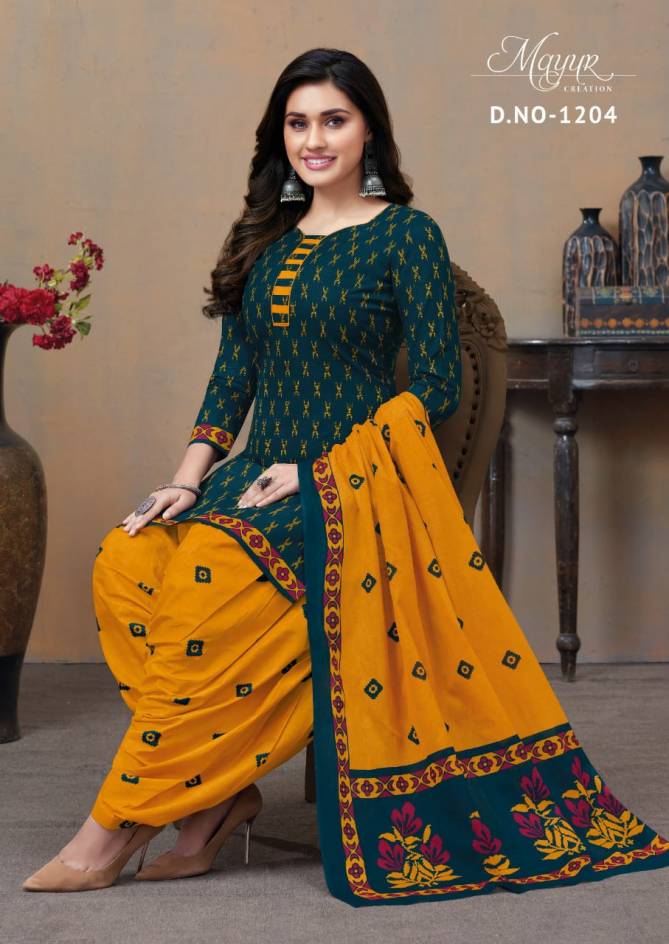 Mayur Ikkat 12 Regular Wear Wholesale Cotton Dress Material Catalog
